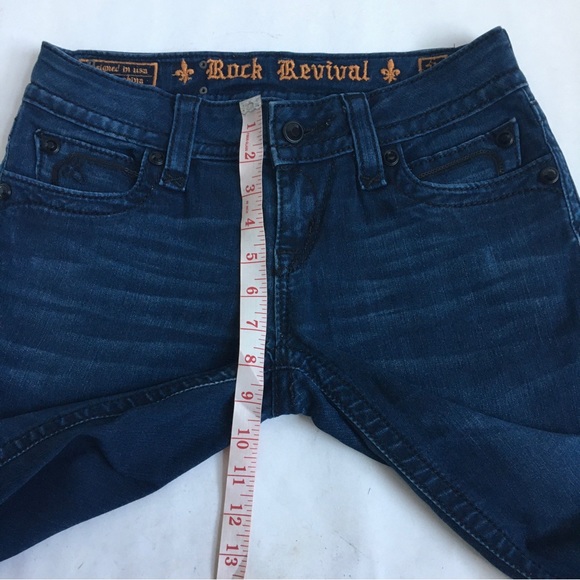 Rock Revival Evelyn Flap Pockets Skinny Jeans Size 27 - Picture 12 of 17